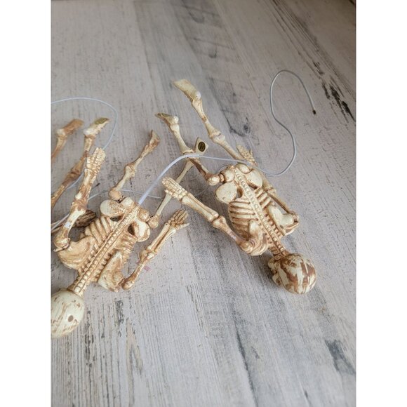Skeleton mini upside down hanging Halloween set unique - Picture 6 of 7